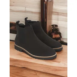 yoho Women Mid Top Lightweight Platform Heel Chelsea Boots