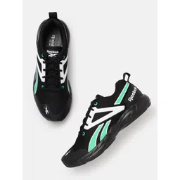 Reebok Men Black & White Woven Design Country Ride 2.0 Running Shoes