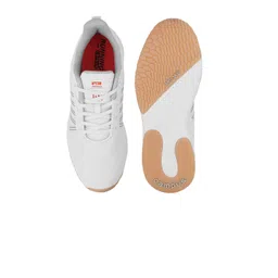 Campus Men White Mesh Running Shoes