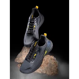 FURO by Red Chief Men Grey Mesh Running Shoes