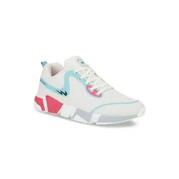 Campus Women Off-White Mesh Running Shoes
