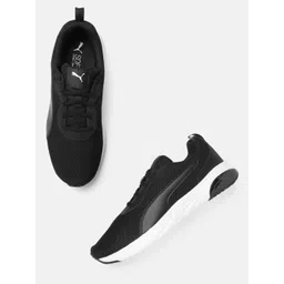 Puma Unisex Black Woven Design Cell Scion Running Shoes