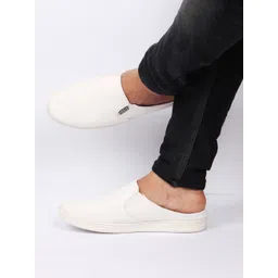 FAUSTO Men Canvas Lightweight Mule Sneakers