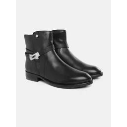 Nautica Women Buckle Detail Regular Boots