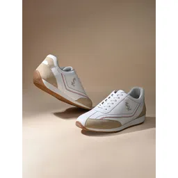 LOUIS STITCH Men Colourblocked PU Sneakers