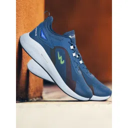 Campus Men Blue Mesh Running Marking Shoes