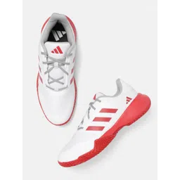 ADIDAS Men DROP SHOT Woven Design Tennis Shoes