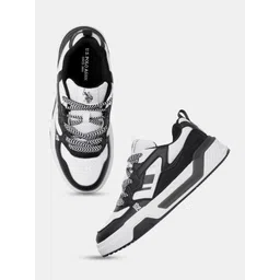 U.S. Polo Assn. Men Round Toe Lace-Ups Sneakers