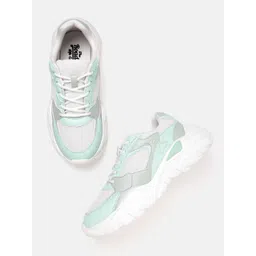 The Roadster Life Co. Women Colourblocked Chunky Sole Sneakers