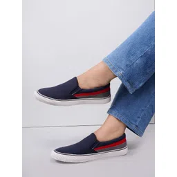 The Roadster Lifestyle Co. Women Casual Round Toe Slip-On Sneakers