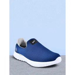 Campus Men Blue Mesh Walking Shoes
