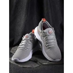 ASIAN Men Grey Mesh Running Shoes