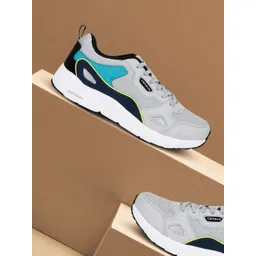 Campus Men Grey Mesh Running Shoes