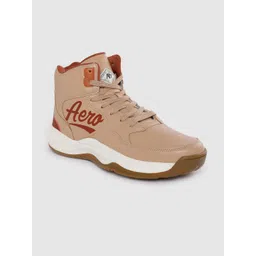 Aeropostale Men Perforated Mid-Top Sneakers