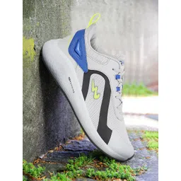 Campus Men Grey Mesh Running Shoes