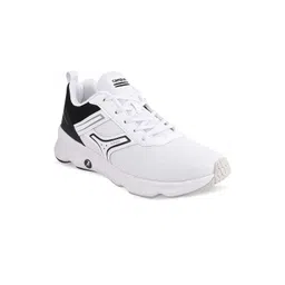 Campus Men White & Black Mesh Running Shoes