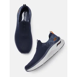 Skechers Men Navy Blue Arch Fit DLux Key Journey Slip-On Sneakers