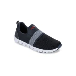 Liberty Men Charcoal Grey Mesh Walking Shoes