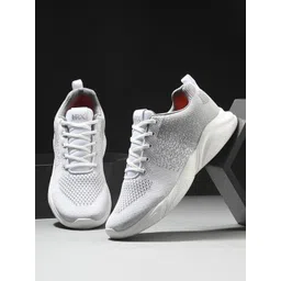 HRX by Hrithik Roshan Men Mesh Memory Foam Running Lace-Up Non-Marking Shoes