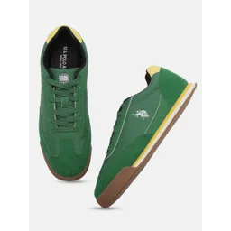 U.S. Polo Assn. TREVIRI Men Colourblocked Round Toe Sneakers