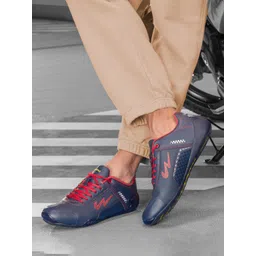 Campus Men Blue PU Sneakers