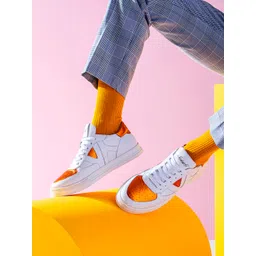 Saint G Men Colourblocked Leather Sneakers