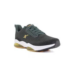 Sparx Men Green Textile Running Non-Marking Shoes