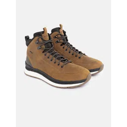 Geox Men Leather Sneakers
