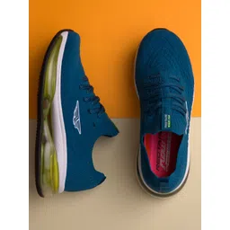 Red Tape Women Blue Textured Mesh Walking Shoes