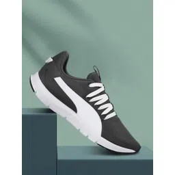 Puma Men Charcoal Grey & White Ealing Running Shoes