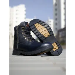 Bacca Bucci Men's Snowman Black Snow Boots