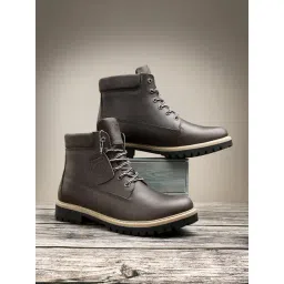 Bacca Bucci Men's BULLET Grey Derby Boots