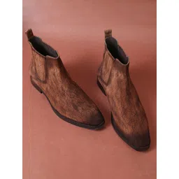 MILLE DOLLARI Men The Iceman Suede Chelsea Boots