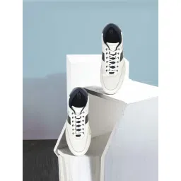 Woodland Men's Snow White Casual Sneakers