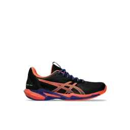 Asics Men's SOLUTION SPEED FF 3 PADEL Black & Vivid Coral Tennis Shoes