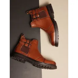 Carlton London Men's Tan Chelsea Boots