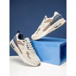 Red Tape Men's Hustle Collection Beige Casual Sneakers