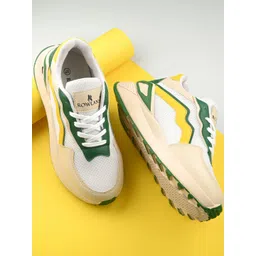 Rowlans Women Colourblocked Comfort Insole Sneakers