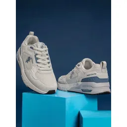 Red Tape Men's Hustle Collection Ash Grey Casual Sneakers