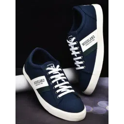 Woodland Men's Navy Casual Sneakers