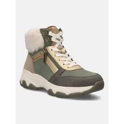 Bagatt Women Yoko Revo Dark Green/Multicolour Sneaker