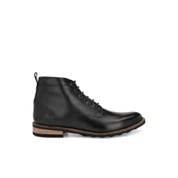 Carlo Romano Men's Black Derby Boots