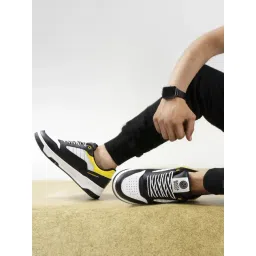 Bacca Bucci Men's Downtown Dynamo Black Casual Sneakers