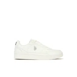 U.S. Polo Assn. Men's CREST White Sneakers