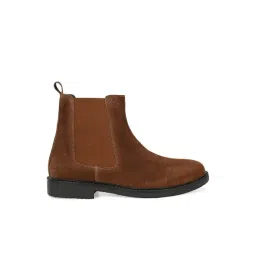 Carlo Romano Men's Tan Chelsea Boots