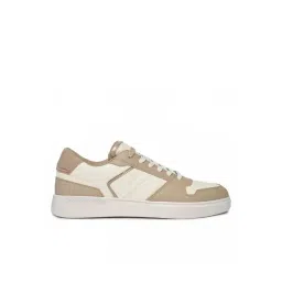 Aldo Men's White & Beige Casual Sneakers