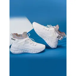 Rapid Box Men's White Running Shoes