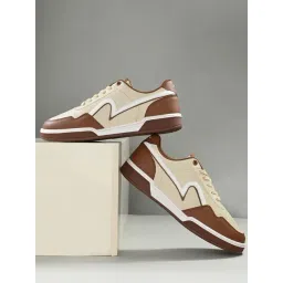 Spykar Men's KICKS Beige Casual Sneakers