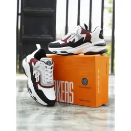 Bacca Bucci Men's SPARK White Running Shoes