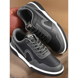 Spykar Men's KICKS Grey Casual Sneakers